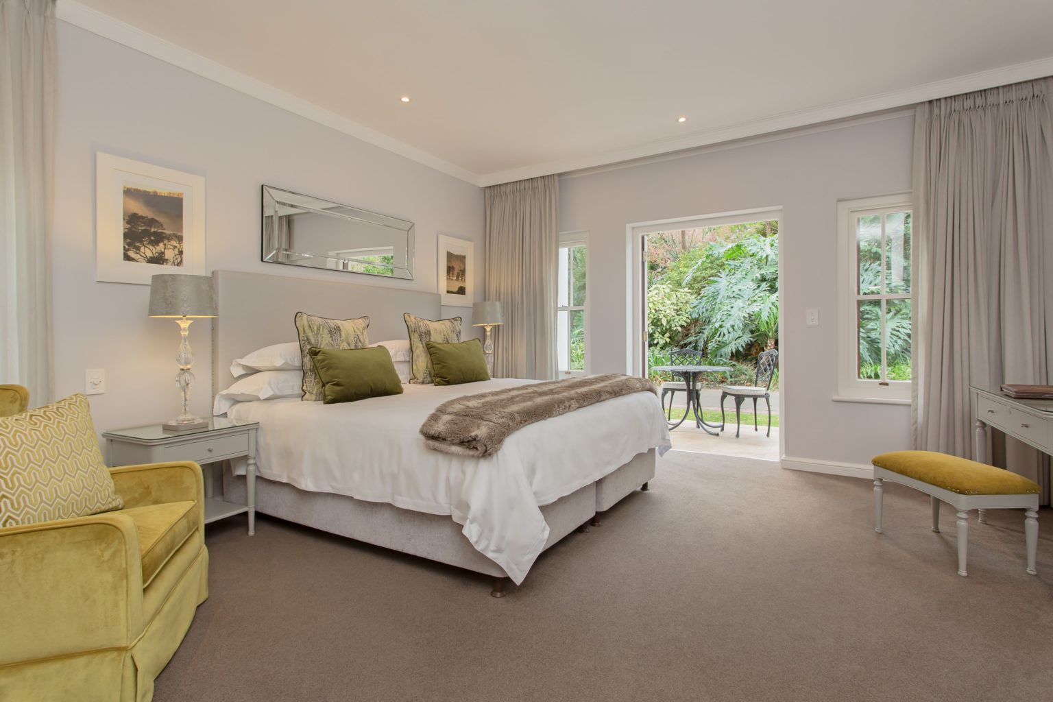 Luxury room interior at Fancourt Resort