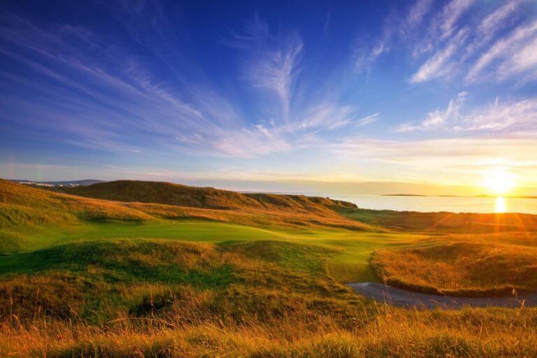 County Sligo Golf at dusk