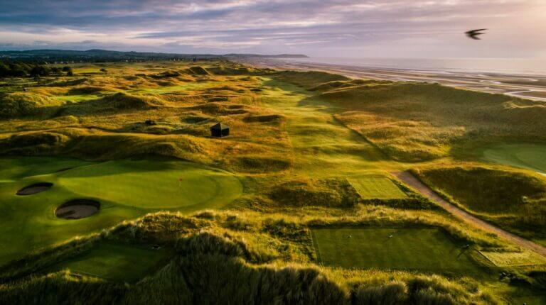 County Louth golf club at dawn