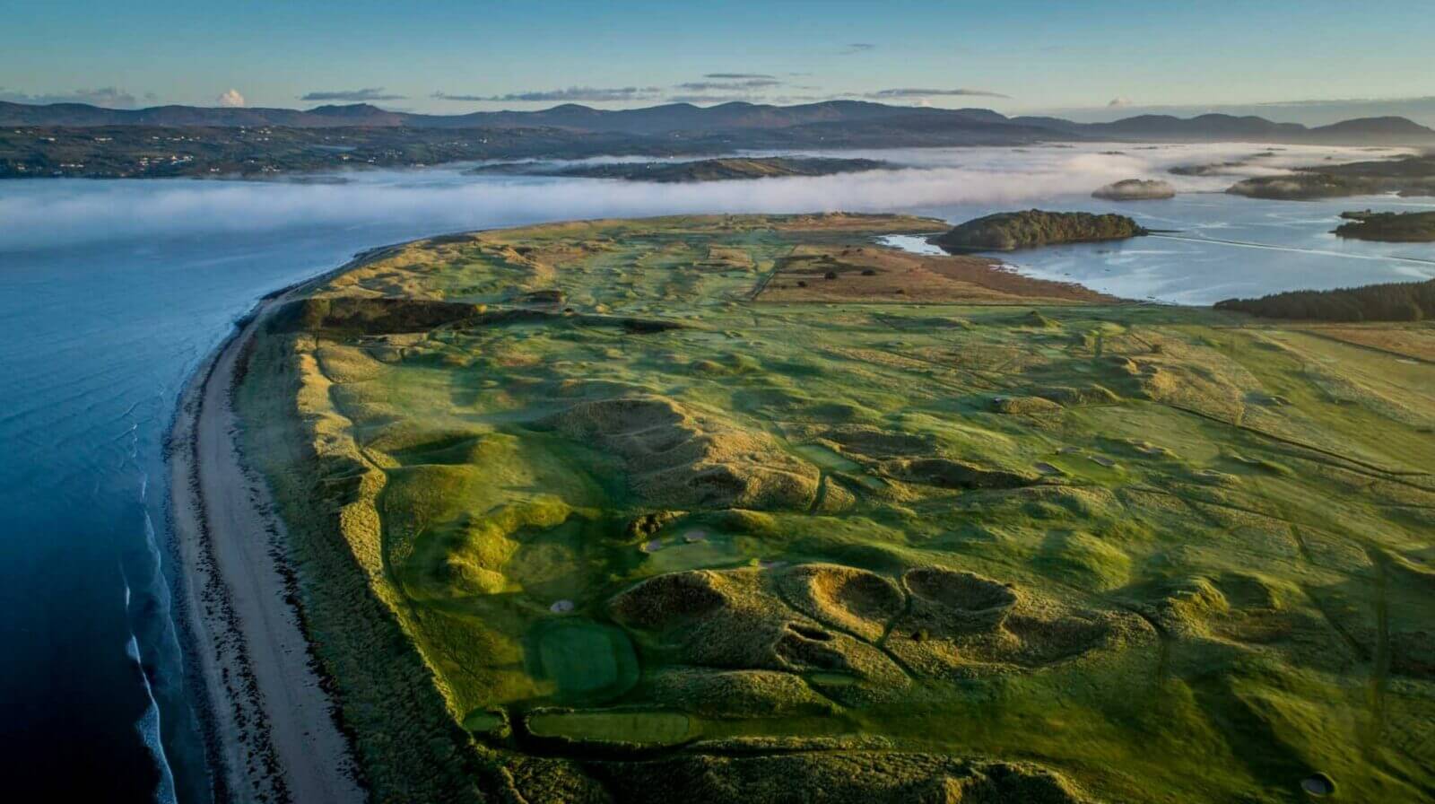 Donegal golf course from above