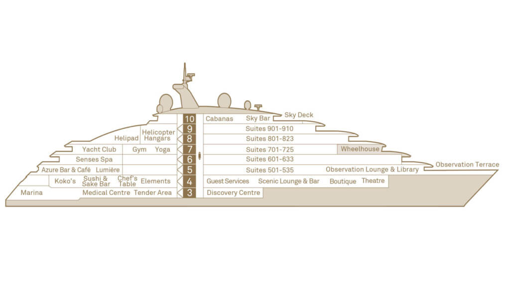 Scenic Eclipse 2 Deck Plan