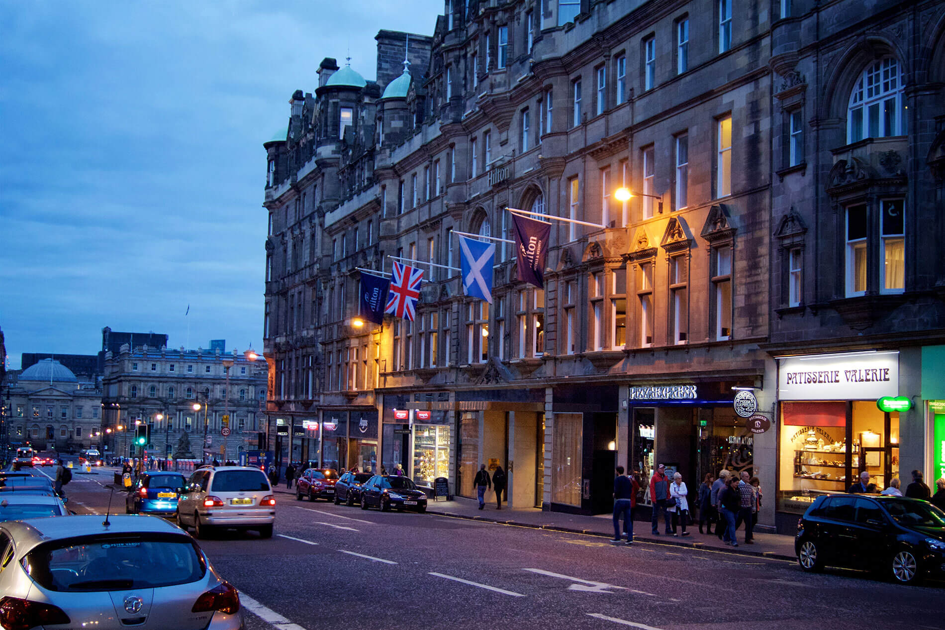Hilton Hotel Edinburgh Exterior