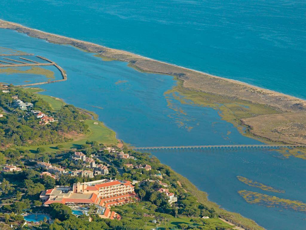 Aerial view of Quinta do Lago Hotel
