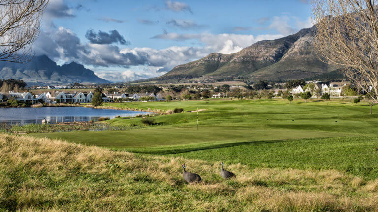 Panoramic view of the De Zalze estate complex