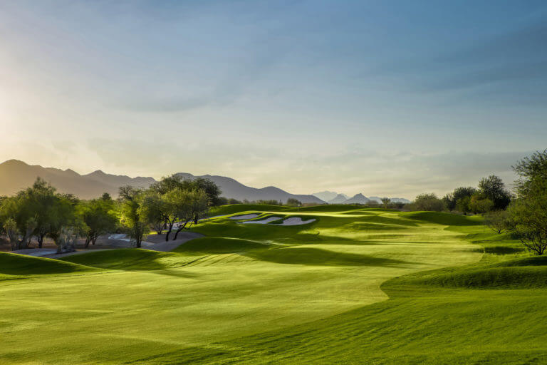 Panoramic view of The Players Course in Scottsdale's PGA Tour