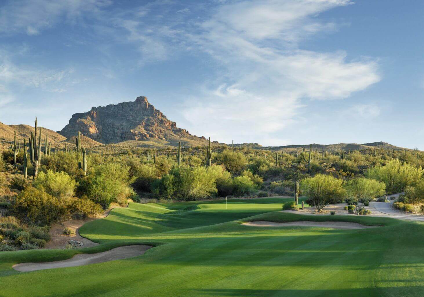 Mountain-view from the second fairway